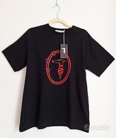T-shirt nera Trussardi