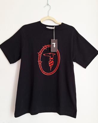 T-shirt nera Trussardi
