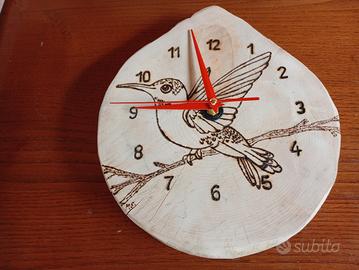 orologio in legno 