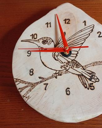 orologio in legno 