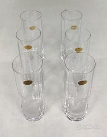 Bicchieri whisky vintage cristallo made in Italy