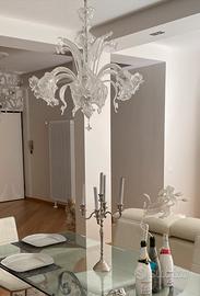 Lampadario Murano Vetro Trasparente