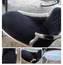 Dormeuse Chaise longue stile Barocco moderno