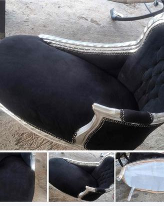 Dormeuse Chaise longue stile Barocco moderno