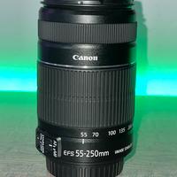 Obiettivo Canon Efs 55/250 IS II