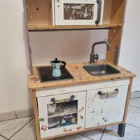 cucina in legno per bimbi