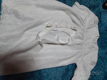 vestitino da battesimo in voile