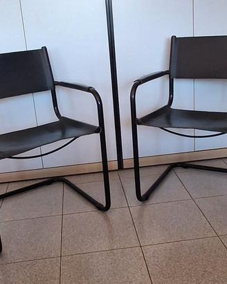 DUE POLTRONE STILE WASSILY / LE CORBUSIER