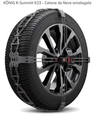 KÖNIG K-Summit K23 Catene da Neve a ragno