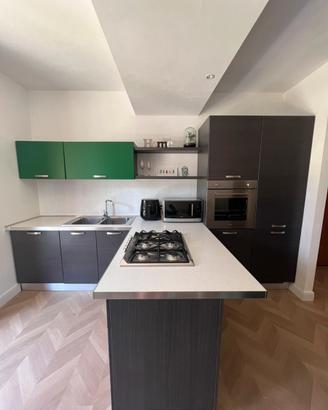 CUCINA MODERNA CON PENISOLA 360CM
