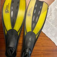 pinne, borsa, maschera e boccai della mares