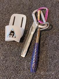 Chiodi roccia ghiaccio moschettoni vintage 5 pz..