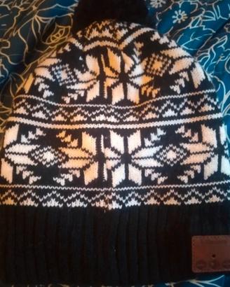 Cappello Bluetooth con Pompon nuovo adulti