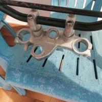 manubrio completo di piastra superiore 