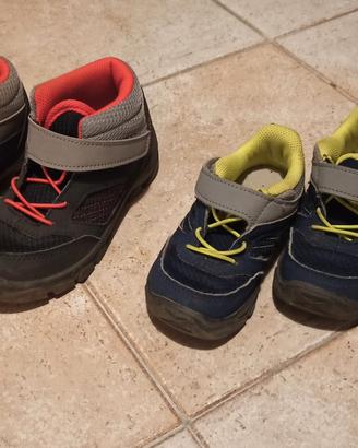 scarpe sportive bambino e bambina 