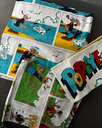 Set lettino fumetto Braccio di ferro Popeye vintag