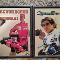 Specchio con cornice Schumacher e Senna