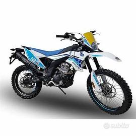 FB MONDIAL ENDURO SMX 125cc BIANCO/GIALLO/BLU