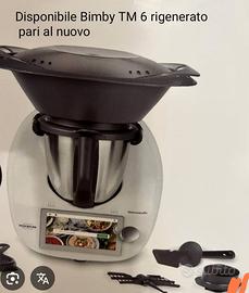 Bimby TM 6 rigenerato 2 anni garanzia 