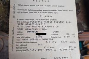 Libretto motore fuoribordo