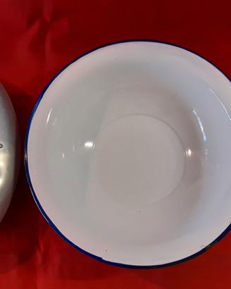 Catini e scaldaletto antichi anni '50 porta sapone