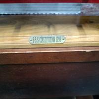 nave in legno u-s-s constitutiom 1798