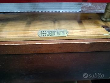 nave in legno u-s-s constitutiom 1798