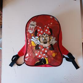 zaino asilo bambina Minnie Walt Disney Topolino