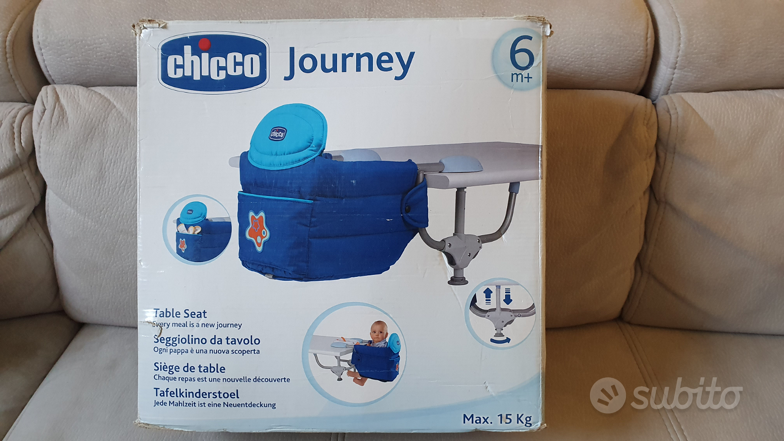 Chicco journey table online seat