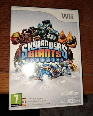 skylanders giants - Nintendo wii- con personaggi