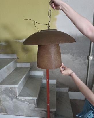 lampada da soffitto fatta a mano in stile etnico