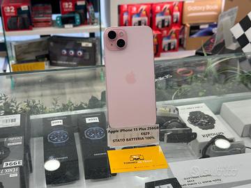 Apple iPhone 15 Plus 256GB - BATTERIA 100%