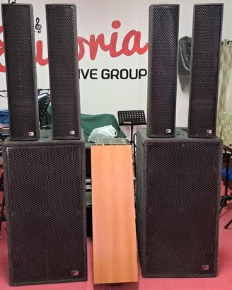 Impianto audio Kombo Project ex demo 6000Watt.