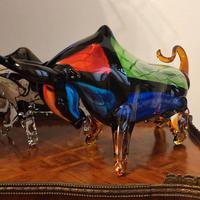 Toro murano colorato 
