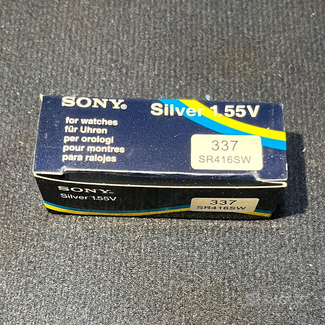 Sony 10 Pièces PILES 337 SR416SW 1.55V Argent Oxyde Piles Bouton Piles 337 Fiche Technique Et Prix Au Maroc - Foto 8