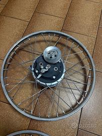 PIAGGIO CIAO RUOTE A RAGGI ZINCATE A NUOVO