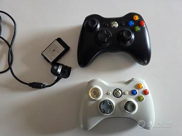 Coppia Controller Xbox 360 + Kit Ricarica