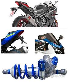 SUZUKI GSX R 1000 accessori pedane frizione freni
