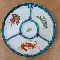 PIATTO PER ANTIPASTI CERAMICA IMOLA diam. 24,5 cm