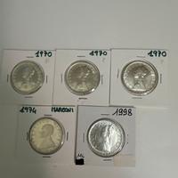 Repubblica italiana lire 500 argento fior di conio