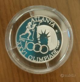 Lotto argento 1000 lire Olimpiadi Atlanta 1996