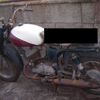 Isomoto 125 bicilindrica epoca ISO moto vespone
