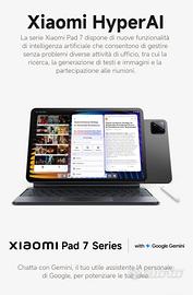 tablet Xiaomi pad 7 con cover tastiera NUOVO! 