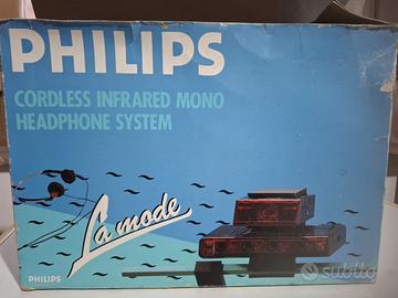 Cuffie PHILIPS mono a infrarossi   USATE    vintag