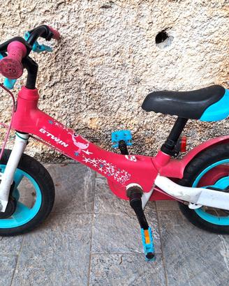 Bici bimba apprendimento B'Twin Decathlon 2-4 anni