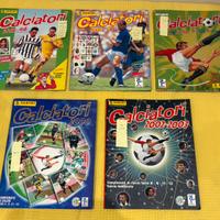Lotto 5 album figurine calciatori panini
