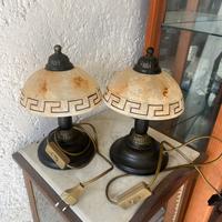 Lampadario più abat-jour