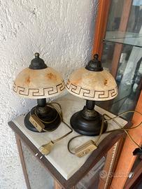 Lampadario più abat-jour