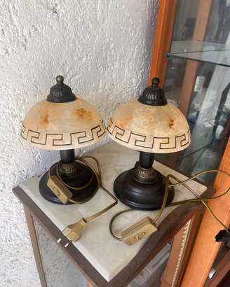 Lampadario più abat-jour