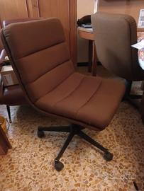 coppia di poltrone da ufficio vintage